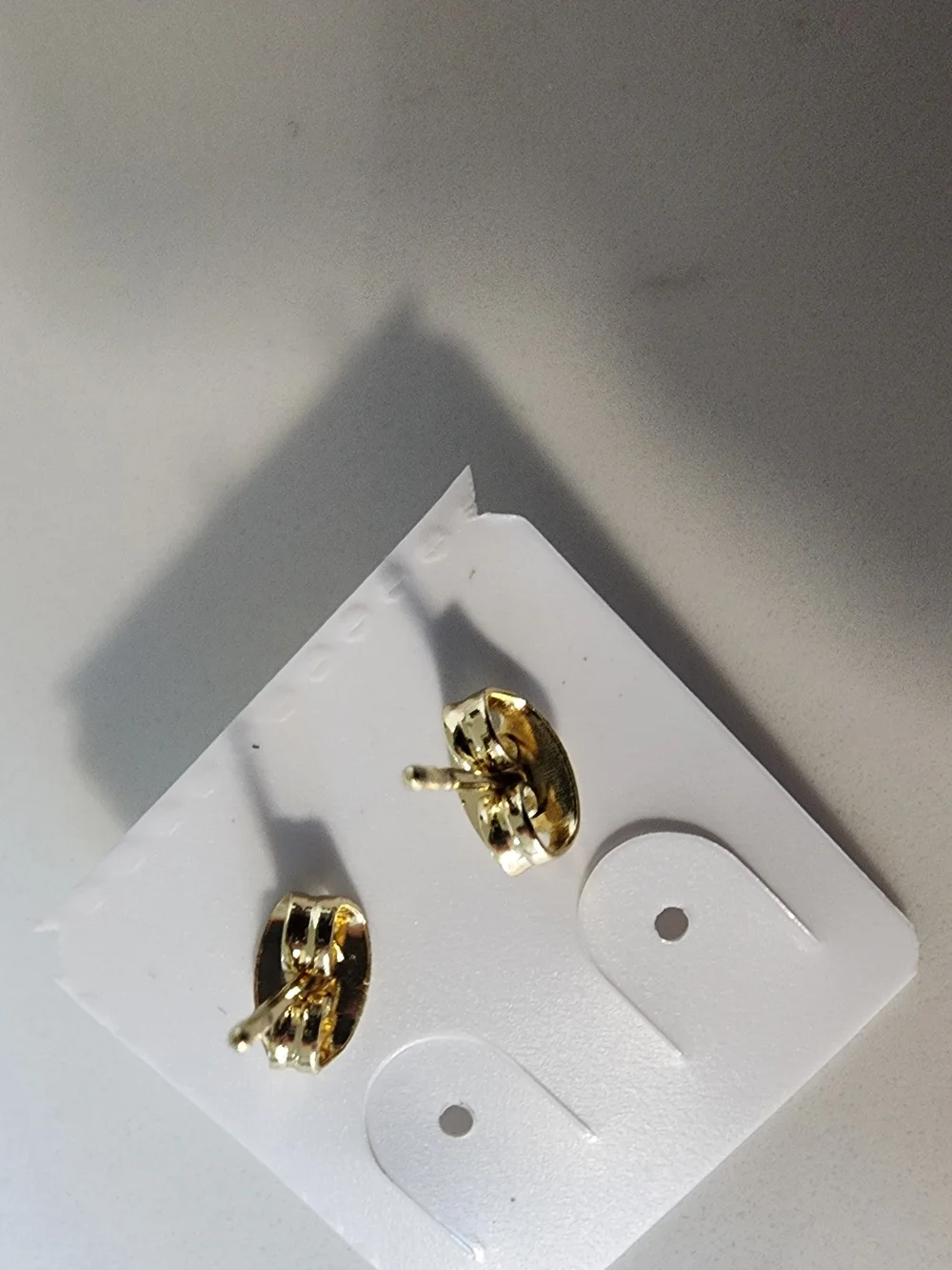 Classic Gold-Tone Clear Crystal Drop Earrings